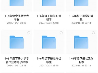 淘宝花999买的中小学教辅资料，1-9年级全科75G