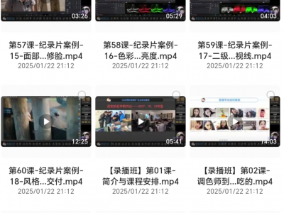 达芬奇视频教程超详细视频教学133G